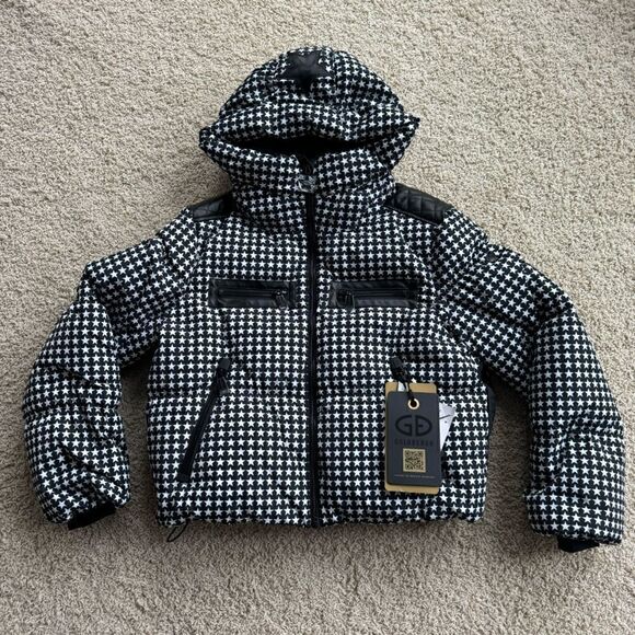 Goldbergh Galaxy Track Team Ski Jacket Starski Black White NWT US 12 Waterproof - Picture 5 of 11